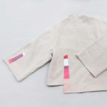 左扣右扣拼接秋冬外套 - 粉色 短版：圖片 2